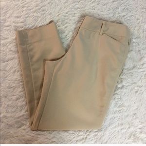 6R WHBM cream pants